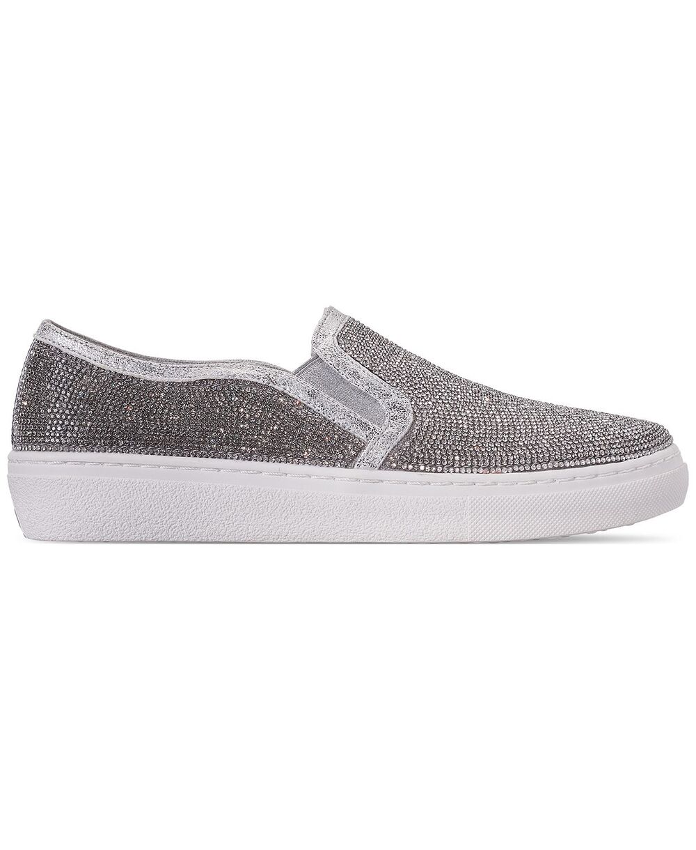 Skechers Goldie Flashow Rhinestone Platform Slip On Casual Sneaker NEW Women's 9